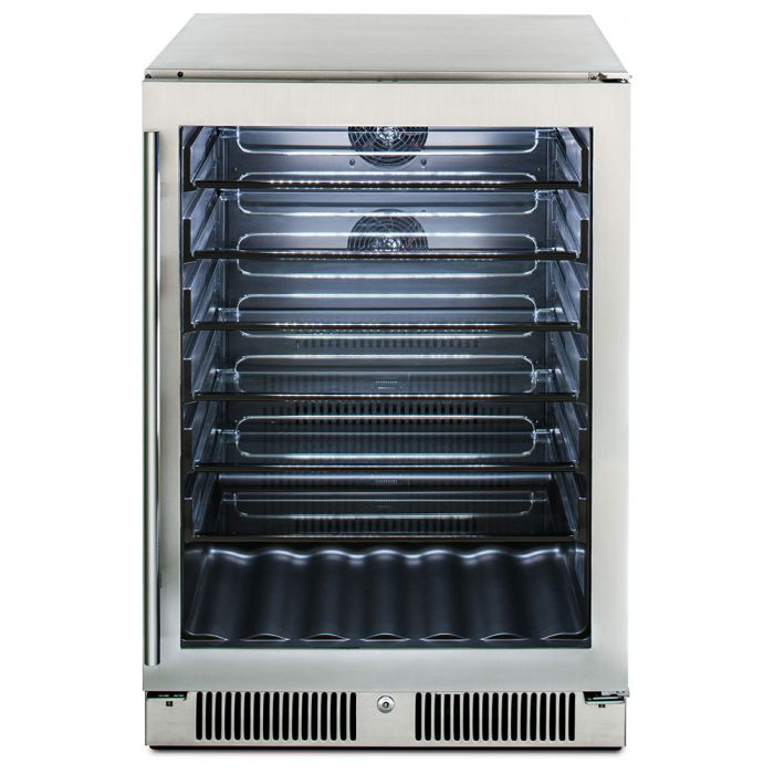 Blaze BLZ-GDBEV-5.5 Outdoor Glass Door Beverage Cooler 5.5, 24-inches