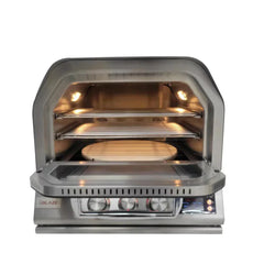 Blaze 26-in Built-In Gas Pizza Oven with Rotisserie in Stainless Steel - BLZ-26-PZOVN