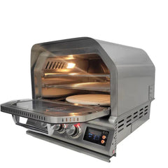 Blaze 26-in Built-In Gas Pizza Oven with Rotisserie in Stainless Steel - BLZ-26-PZOVN
