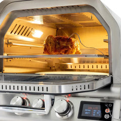 Blaze 26-in Built-In Gas Pizza Oven with Rotisserie in Stainless Steel - BLZ-26-PZOVN