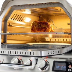 Blaze 26-in Gas Pizza Oven with Rotisserie and Cart - BLZ-26-PZOVN