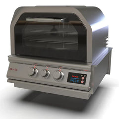 Blaze 26-in Countertop Gas Pizza Oven with Rotisserie and Countertop Sleeve - BLZ-26-PZOVN