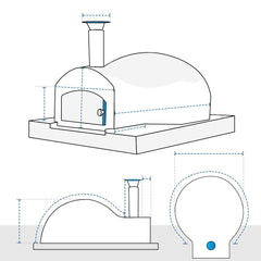 Custom Pizza Oven Covers Weather Protection Accessory Outdoor