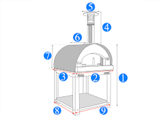 Custom Pizza Oven Covers Weather Protection Accessory Outdoor