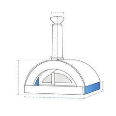 Custom Pizza Oven Covers Weather Protection Accessory Outdoor
