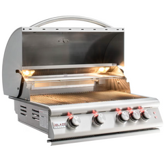 Blaze LTE 32-Inch 4-Burner Built-In Gas Grill with 316L Stainless Steel for Coastal Use – BLZ-4LTE2MG