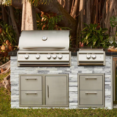 Blaze LTE+ Marine Grade 32-Inch 4-Burner Built-In Gas Grill with Spring-Assisted Hood – BLZ-4LTE3MG