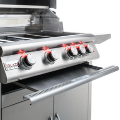 Blaze LTE 32-Inch 4-Burner Built-In Gas Grill with LED Lighting and Infrared Rear Burner – BLZ-4LTE2