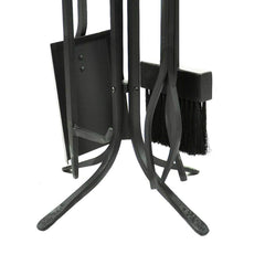 Lodge 39 Inch Extra Long Matte Black Fireplace Tools Indoor 18001