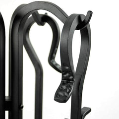 Lodge 39 Inch Extra Long Matte Black Fireplace Tools Indoor 18001