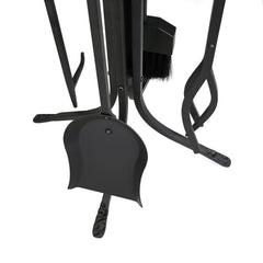 Pilgrim Forged Hearth 33 Inch Black Matte Fireplace Tool Set Indoor 18002