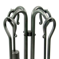 Pilgrim 5 Piece Raised Hearth Toolset Vintage Iron Outdoor 18000