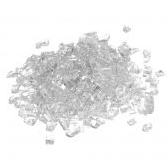 Real Fyre Fire Glass Contemporary Gas Burners Insert Clear GL-5-W