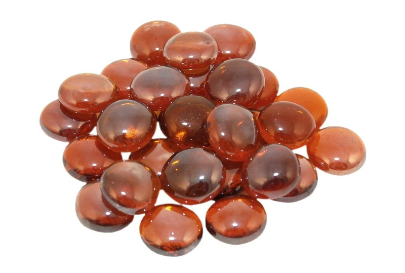 Real Fyre Fire Gems Contemporary Gas Burners Insert Deep Amber GLG-5-RY