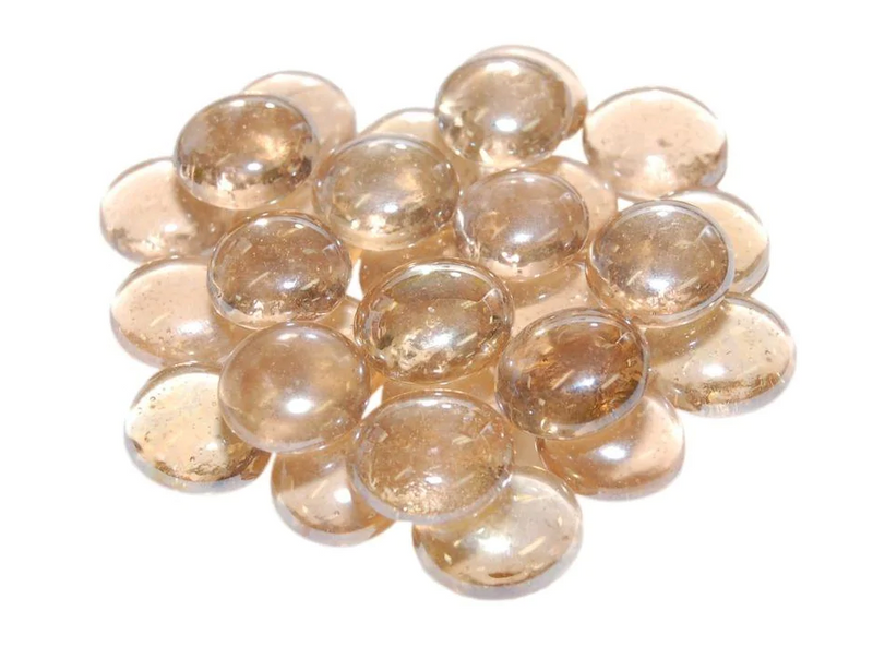 Real Fyre Fire Gems Contemporary Gas Burners Insert Champagne GLG-5-RY