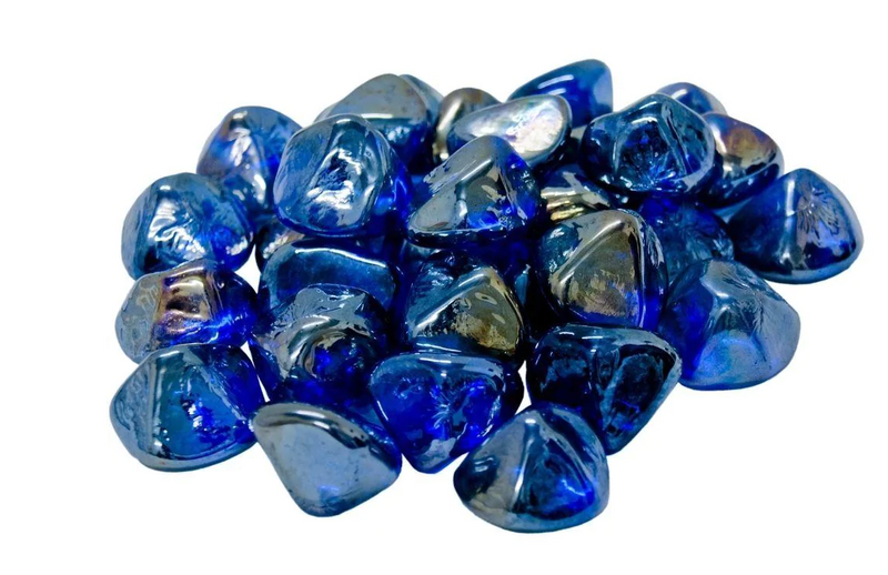 Real Fyre Diamond Nuggets Gas Fireplaces Pacific Blue GLD-10-SB
