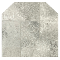 Diamond Hearths Standard-Corner Pad Traditional Edge Type I Snow Quartzite Indoor DH-SQ