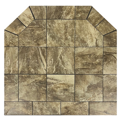Diamond Hearths Standard or Corner - Chocolate Fawn Series Traditional Edge Type I Hearth Pad Indoor DH-CF