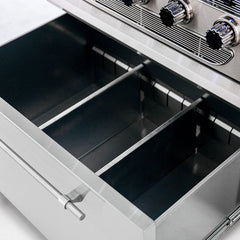 American Made Grills Cart for Muscle/Encore 36" Grills – Stainless Steel Freestanding Cart (CART-AMG36)