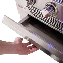 American Made Grills Cart for Muscle/Encore 36" Grills – Stainless Steel Freestanding Cart (CART-AMG36)