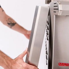 American Made Grills Cart for Muscle/Encore 36" Grills – Stainless Steel Freestanding Cart (CART-AMG36)