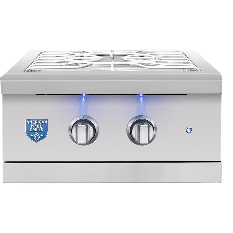 American Made Grills Encore Power Burner – Built-In Natural Gas / Propane High-Output Burner (ENCPB2-NG / ENCPB2-LP)