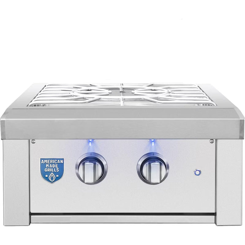 American Made Grills Estate Power Burner – Built-In Natural Gas / Propane Burner (ESTPB2-NG / ESTPB2-LP)
