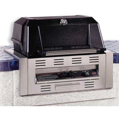 MHP WNK4DD Gas Grill With Stainless Steel Shelves And Stainless Grids