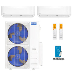 MRCOOL DIY 5th Gen Multi-Zone 2-Zone 48K BTU 21.8 SEER2 (12K + 24K) Ductless Mini Split AC & Heat Pum