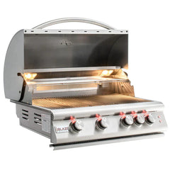 Blaze 6-Foot Stainless Steel Outdoor Kitchen Island with 32-Inch Gas Grill and LED Storage Drawers – Premium LTE Series