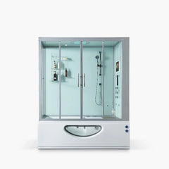 Maya Bath Platinum Catania-R Steam Shower & Catania Steam Shower – Luxury Corner Whirlpool & Entertainment Spa