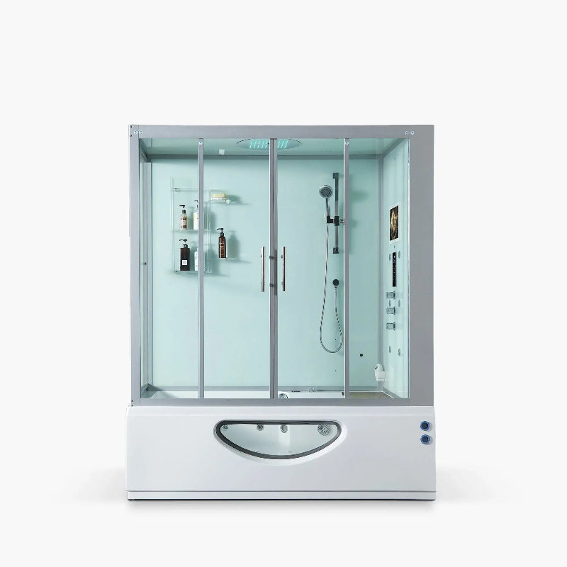 Maya Bath Platinum Catania-R Steam Shower & Catania Steam Shower – Luxury Corner Whirlpool & Entertainment Spa