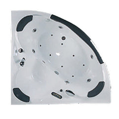 Maya Bath Valencia Steam Shower – Compact Corner Whirlpool Spa with TV, MP3 Audio & Full-Body Massage