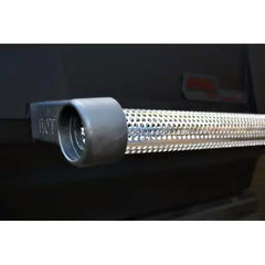 MHP JNR4DD Gas Grill With Stainless Steel Shelves And Stainless Grids