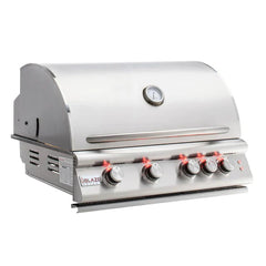 Blaze 6-Foot Stainless Steel Outdoor Kitchen Island with 32-Inch Gas Grill and LED Storage Drawers – Premium LTE Series