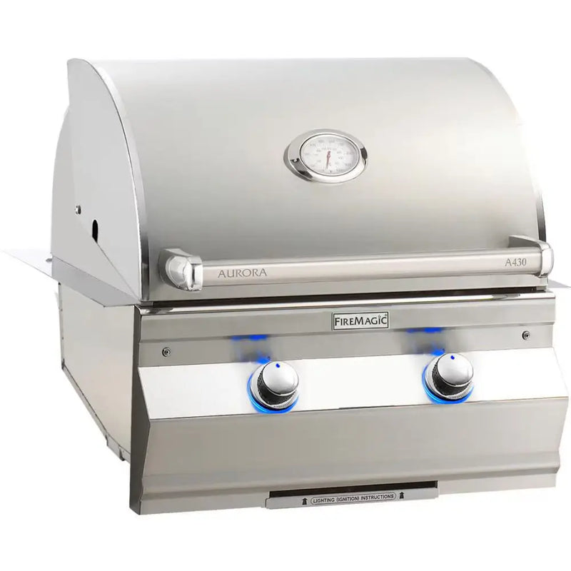 Fire Magic 24-Inch Aurora Built-In Gas Grill with Analog Thermometer - A430I-7EAN