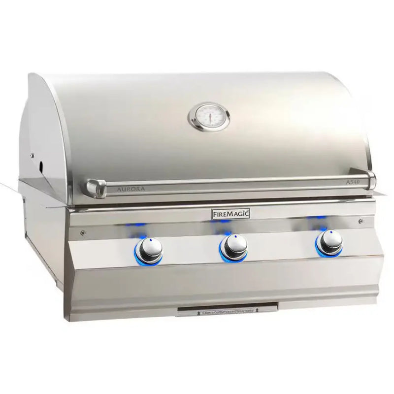 Fire Magic 30-Inch Aurora Built-In Gas Grill with Analog Thermometer - A540I-7EAN