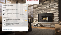 Enerzone 27 Inch Solution 1.7-I Wood Burning Insert Indoor EB00057