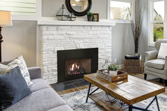 Empire 29" Franklin Vent-Free Gas Fireplace Insert with Log Set and Brick Liner VFPC20IN33P