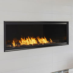 Monessen 60-inch Artisan Vent-Free Linear Gas Fireplace with IPI Plus Electronic Ignition and Remote Control AVFL60NIP-B