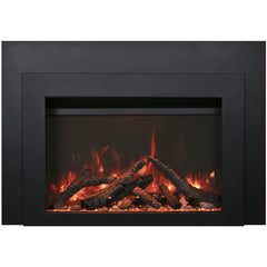 Amantii 30 Inch INS-FM Electric Fireplace Insert, Indoor/Outdoor, Built-In Smart Fireplace, INS-FM-30