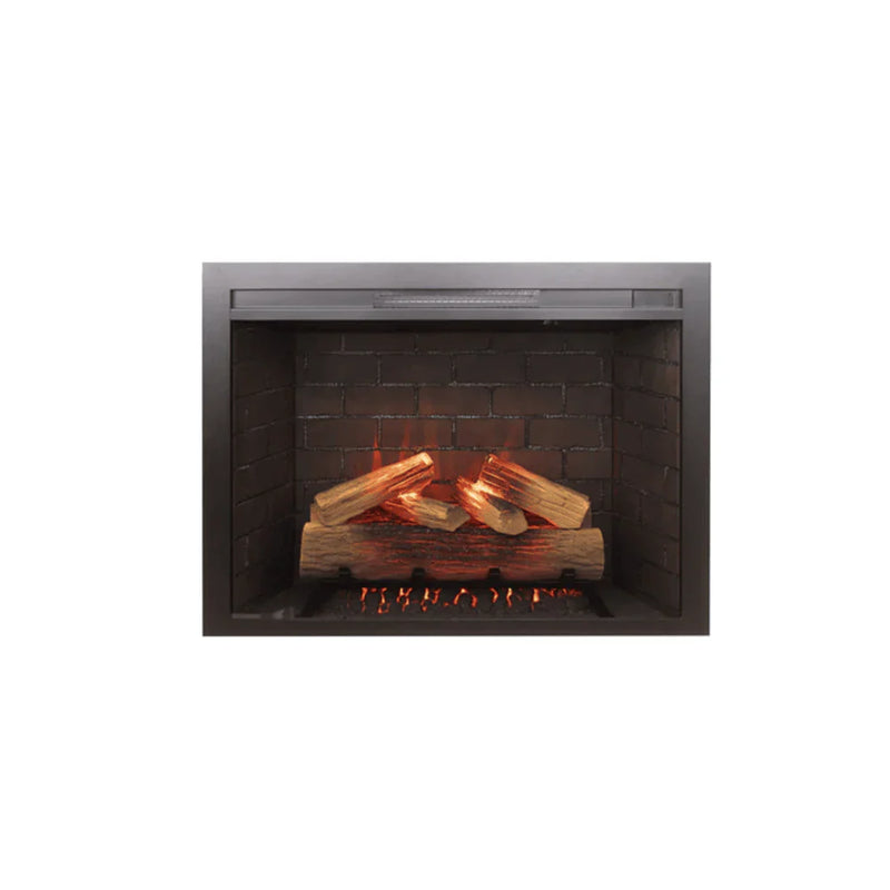Amantii 26 Inch Classic Edition Electric Fireplace Insert, WiFi Enabled, Realistic Brick Interior, 5000 BTU Heater, CE26