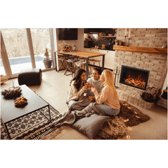 Amantii 30 Inch Traditional Bespoke Smart Electric Fireplace, Indoor/Outdoor, Smart Heater, TRD-30