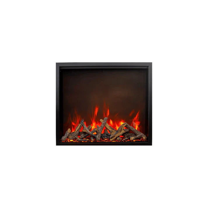 Amantii 30 Inch Traditional Bespoke Smart Electric Fireplace, Indoor/Outdoor, Smart Heater, TRD-30