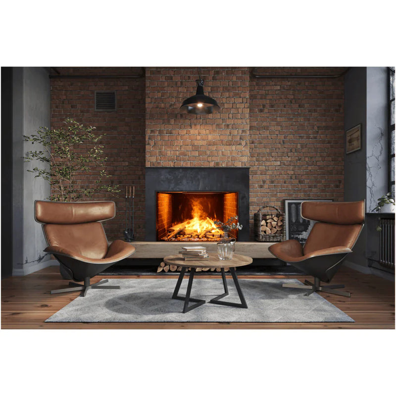 Amantii 38 Inch Signature Built-In Smart Electric Fireplace, Indoor Use, Optimyst Technology, Sleek Recessed Design, BI-TRD-38-SIG