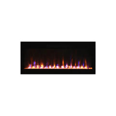 Amantii 42 Inch Evolution Electric Fireplace, Wall Mount, Frameless Fire & Ice Flames, WiFi Control, 5000 BTU Heater, EVO4220
