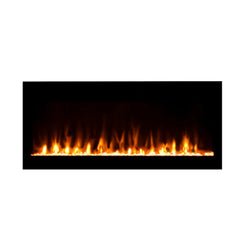 Amantii 42 Inch Evolution Electric Fireplace, Wall Mount, Frameless Fire & Ice Flames, WiFi Control, 5000 BTU Heater, EVO4220