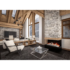 Amantii 45 Inch Tru View Bespoke Smart Electric Fireplace, Indoor/Outdoor, Built-In, TRV-45-BESPOKE