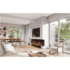 Amantii 75 Inch Tru View Bespoke Smart Electric Fireplace, Indoor/Outdoor, Built-In, TRV-75-BESPOKE