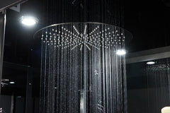 Maya Bath Platinum Anzio-R Steam Shower & Lucca Steam Shower – Compact Glass Enclosures with Smart TV, Full Body Massage